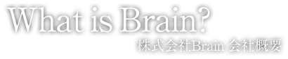 株式会社ブレーン 会社概要